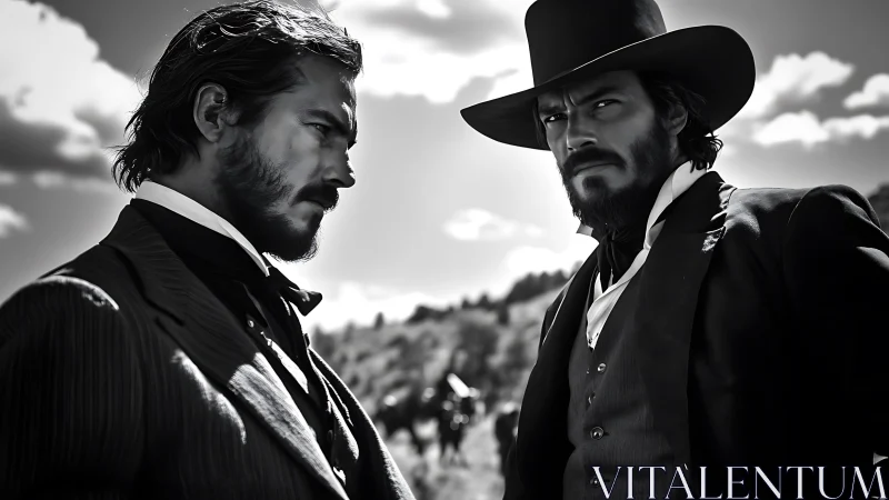 Steel-eyed gunslingers trade shadows beneath western skies.