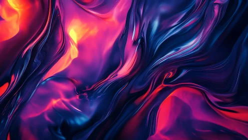 Neon tides and midnight currents swirling in liquid fire.