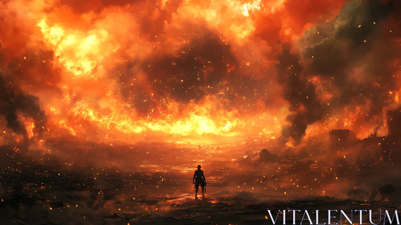 Solitary Courage: Standing Before the Inferno.