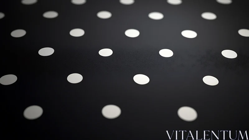 White circular dots form uniform grid on dark matte surface