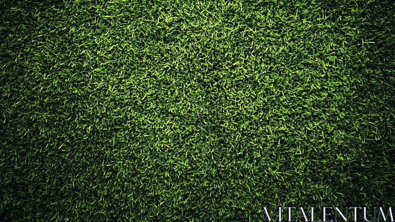 Dense green grass texture under bright even daylight