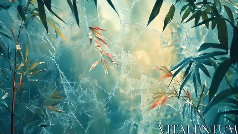 Shattered glass garden cradles sunlit bamboo whispers.