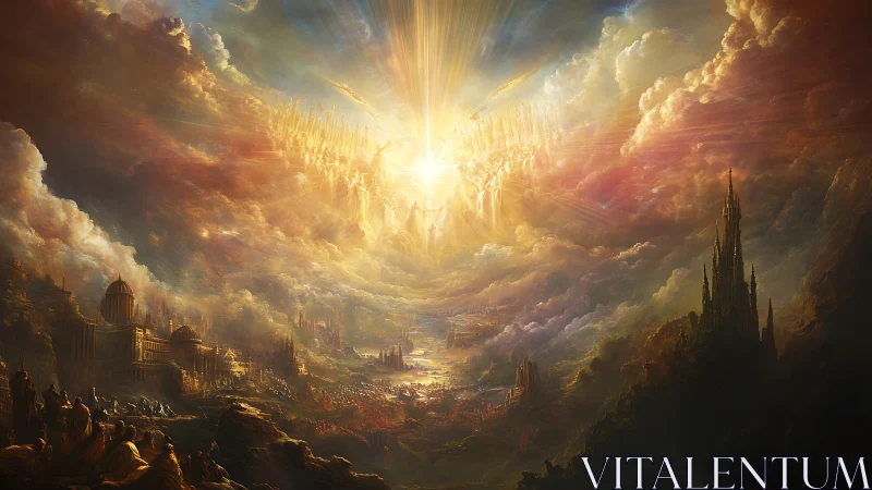 Heavenstorm over twilight kingdoms and crumbling citadels.