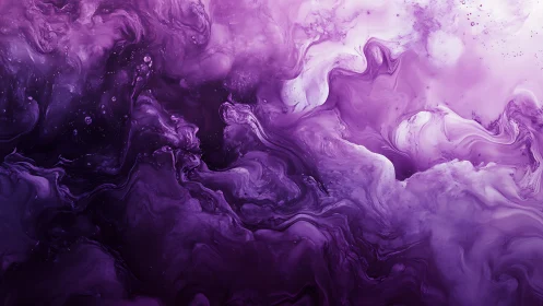 Vivid purple fluid abstract texture with swirling motion.