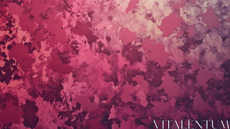Abstract pink textured background with mottled floral pattern.