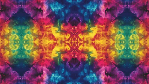 Radiant kaleidoscopic nebula blazes in mirrored symmetry.