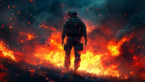 Soldier's Stand: A Hero's Resolve in the Inferno.