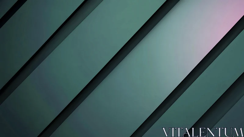 Diagonal teal panels form a sleek minimalist gradient design.