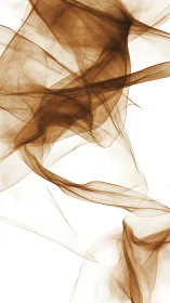 Translucent amber smoke layers form overlapping vector-like veils