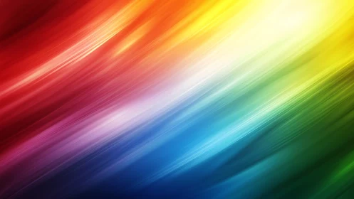 Diagonal rainbow light streaks on smooth gradient background.