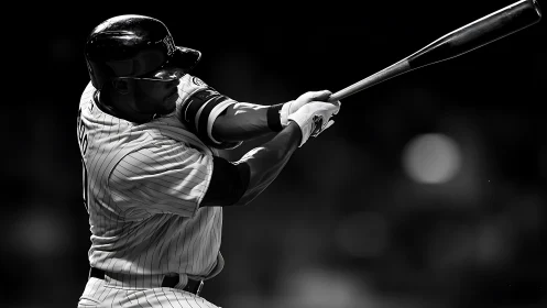 Swing in the spotlight, a powerful moment of quiet focus.