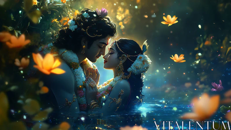 Two Souls Dancing in Enchanted Light.