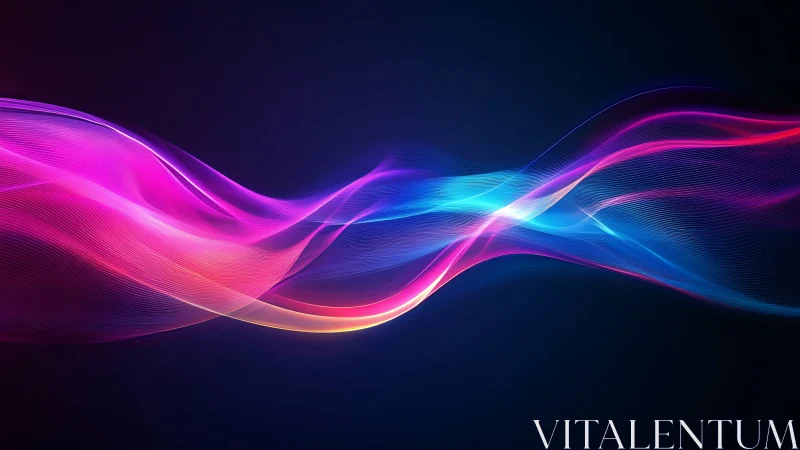 Spectral wavefront interference in luminous gradient ribbons.