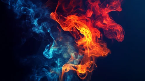 Fire and Ice Dance: Where Opposing Forces Choreograph Liquid Chaos