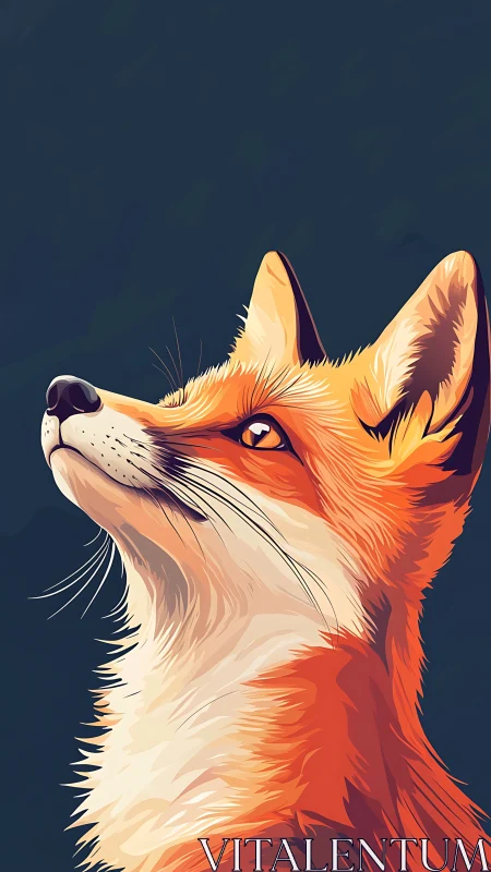 Fox philosopher lifts its gaze toward unseen constellations
