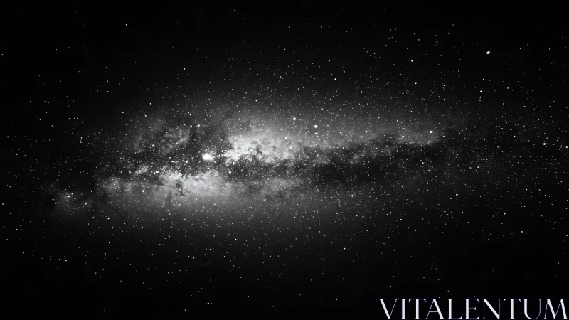 Nebula river drifts quietly through a silent star ocean