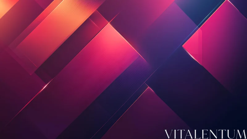 Vibrant geometric abstract background with glowing rectangles.