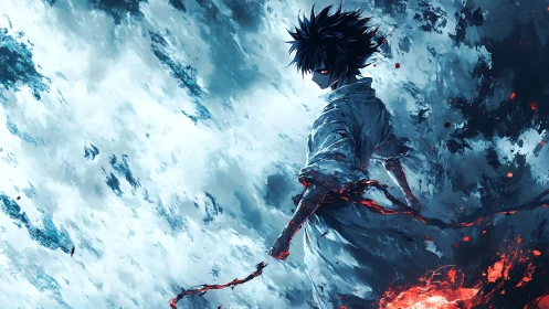 Storm-torn prodigy walks the edge where ocean ignites