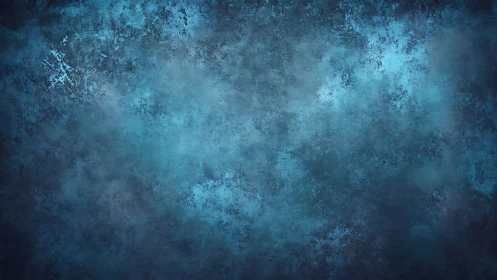 Blue textured grunge background with mottled rough surface.
