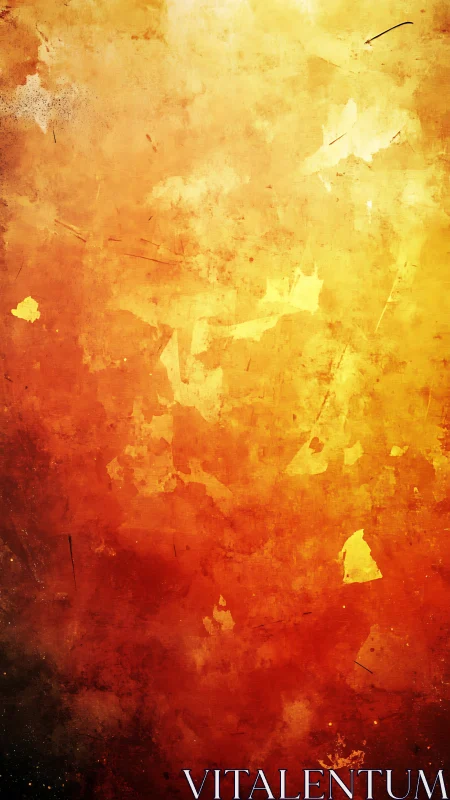 Abstract Gradient of Fire and Heat Tones.