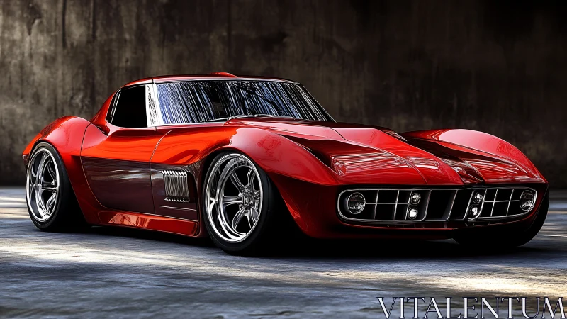 Crimson street missile merges retro muscle with modern sheen.