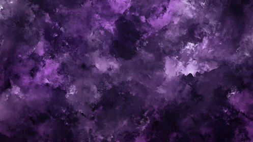 Violet nebula cloudscape rendered as abstract digital texture