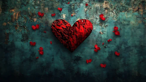 Crimson Pulse: Love's Weathered Rebellion.