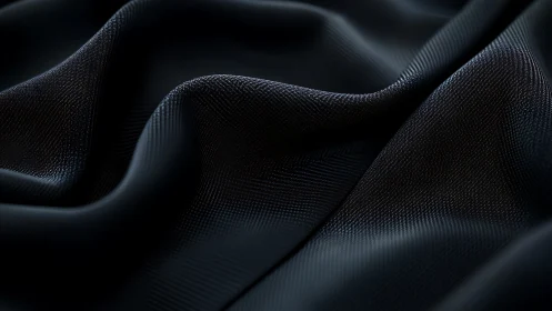 Midnight fabric waves with soft, luminous texture glow.