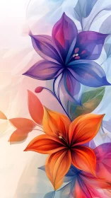 Translucent Blooms: Geometry of Wonder.