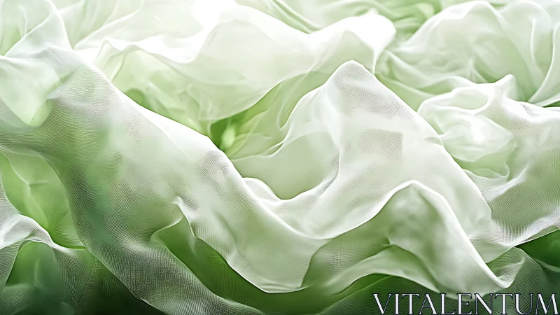 Silken green currents drift like mist across hidden hills