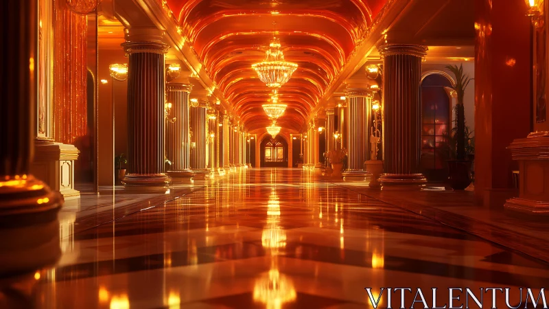 Golden Halls of Wonder: A Luminous Journey.