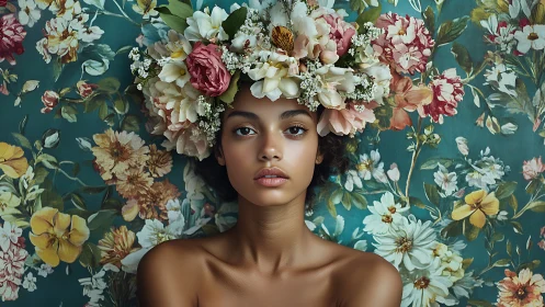 Graceful floral portrait celebrates quiet strength and beauty