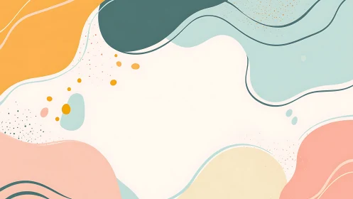 Soft pastel waves drifting through a calm, playful day.