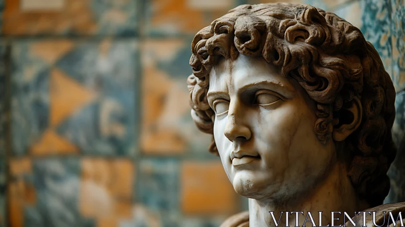 Marble curls brood quietly while ancient light studies them