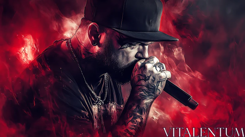 Intense tattooed rapper pours raw emotion into the mic tonight