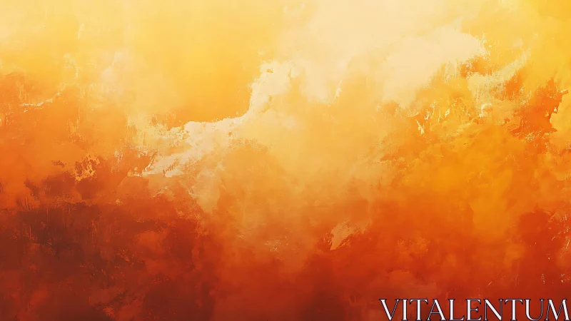 Radiant Sunset: A Glowing Gradient of Warmth and Light