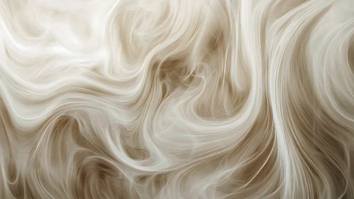 Silken cream currents swirl in a dreamlike abstract haze.