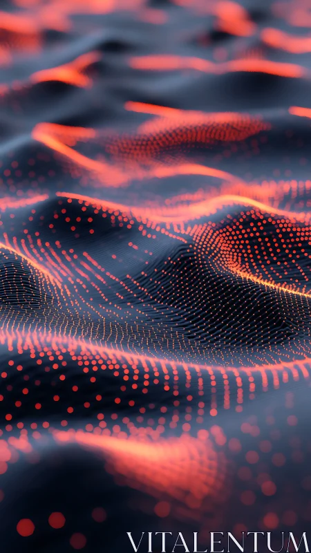 Neon data tides roll across a midnight ocean of code