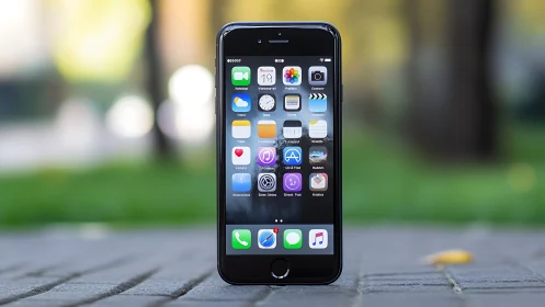 iOS Device Home Screen Displaying Curated Application Architecture.