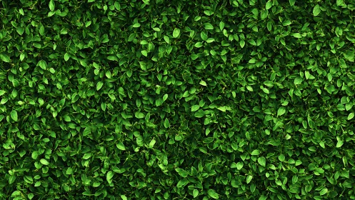 Endless leaf mosaic quietly turns greenery into soft geometry