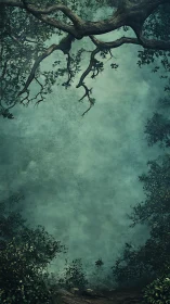 Ancient Tree Embraces the Misty Emerald Realm.