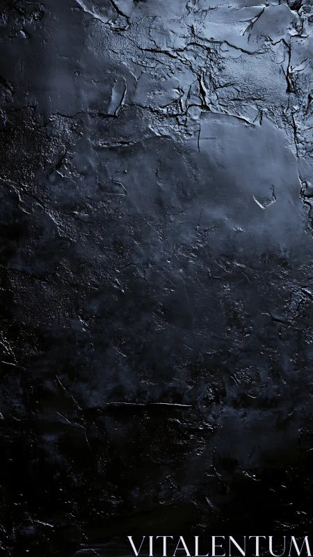 Textured black abstract surface with glossy rough gradients.