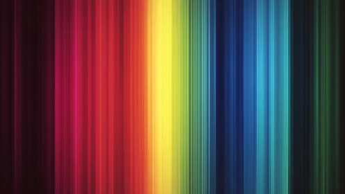 Radiant rainbow stripes glowing in a cozy color spectrum.
