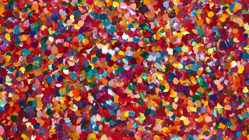 Vibrant Multicolored Confetti Abstract Art Pattern Background.