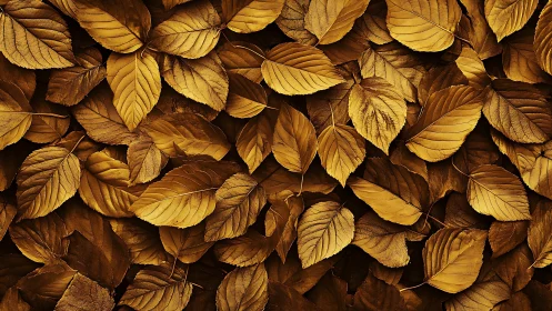 Golden leaf tapestry weaving a glowing autumn dreamscape.