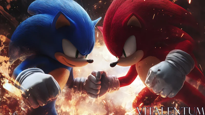 Rivals lock fists in a blazing, cinematic showdown of speed