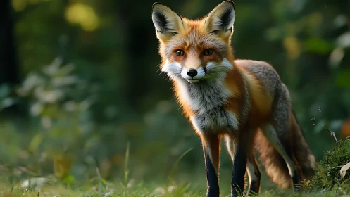 High-detail red fox portrait with shallow depth-of-field bokeh