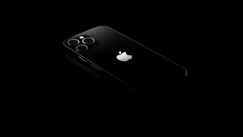 iPhone 12 Pro Midnight Smartphone with Triple Lens Camera Array.