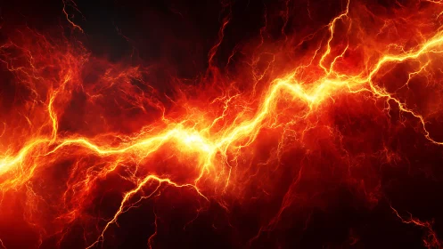 Electric Lightning Strike Energy Discharge