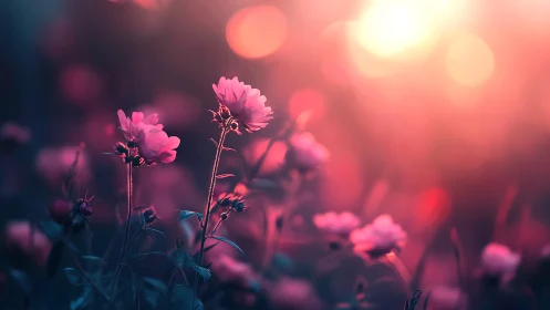 Blossom Dreams in Twilight Haze.